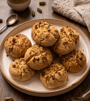 Pistachio Nankhatai